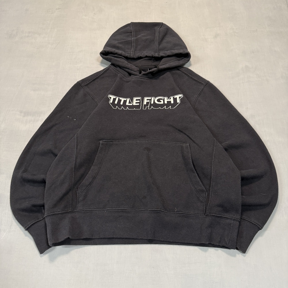 Printed All in Motion Men's pullover hoodie Y2K Black Size S